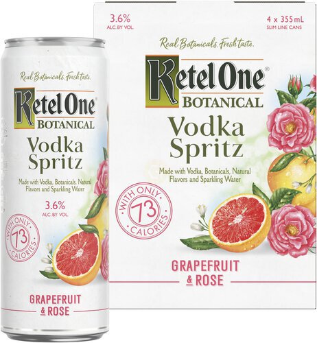 Ketel One Botanical Vodka Spritz Grapefruit & Rose