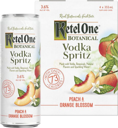 Ketel One Botanical Vodka Spritz Peach & Orange Blossom