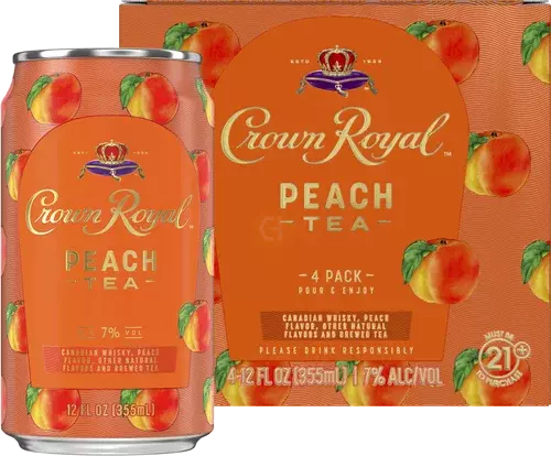Crown Royal RTD Cocktail Peach & Iced Tea