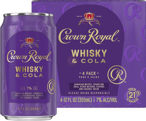 Crown Royal RTD Whisky & Cola Cocktail