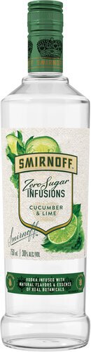 Smirnoff Zero Sugar Infusions Cucumber & Lime Vodka