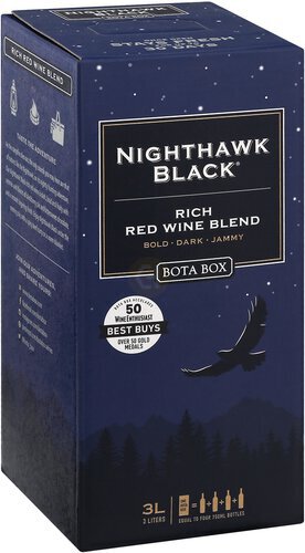 Bota Box Nighthawk Black Red Blend Box