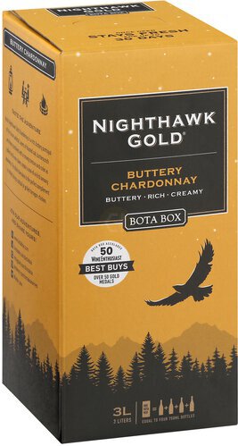Bota Box Nighthawk Gold Buttery Chardonnay Box