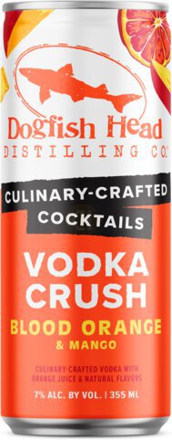 Dogfish Head Blood Orange & Mango Vodka Crush RTD Cocktail Cans