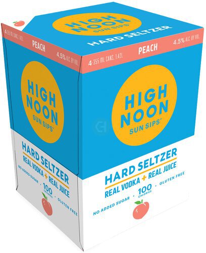 High Noon Hard Seltzer Peach