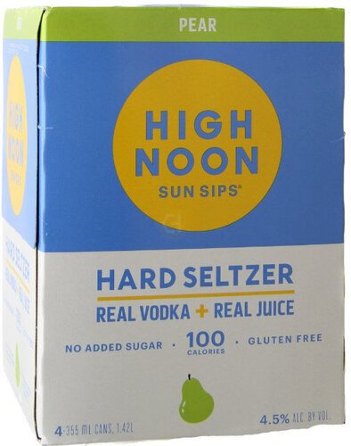 High Noon Vodka And Soda Pear Hard Seltzer