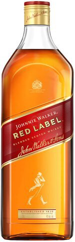 Johnnie Walker Red Label Blended Scotch Whiskey Plastic Btle