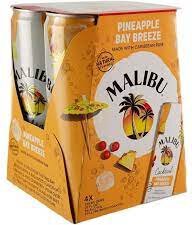 Malibu Pineapple Bay Breeze RTD Cocktail Cans