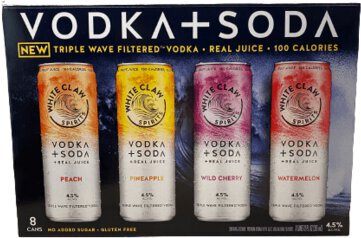 White Claw Spirits Real Vodka Variety Pack